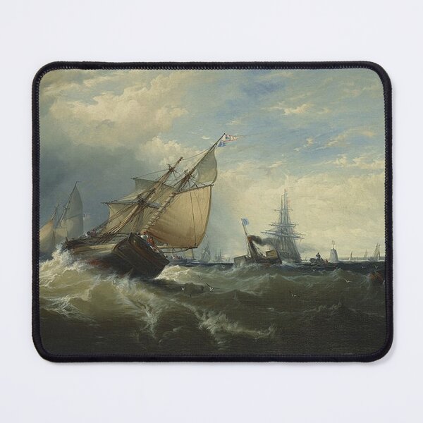 Item preview, Off Sandy Hook by Edward Moran designed and sold by tomorrowsart.