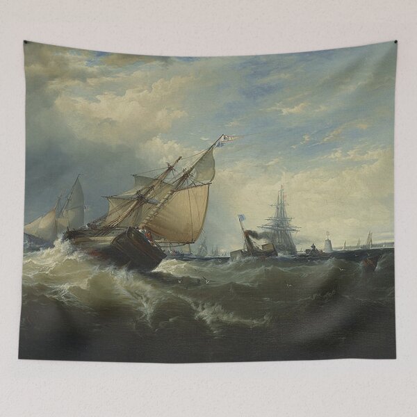 Item preview, Off Sandy Hook by Edward Moran designed and sold by tomorrowsart.