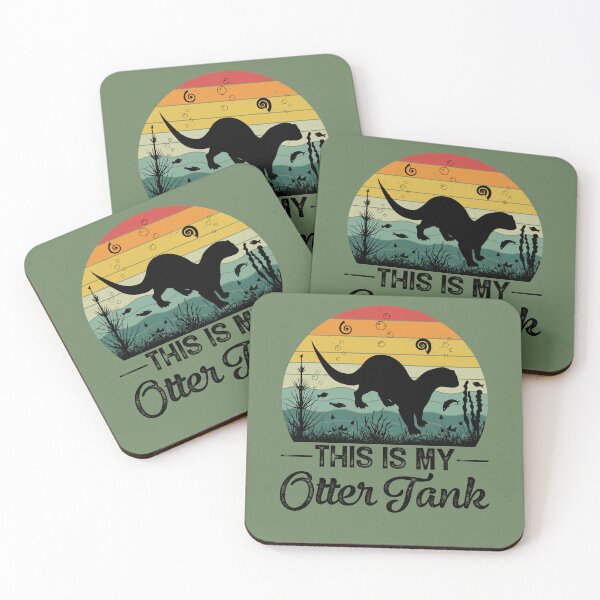 Item preview, Playful Otter Tank - Embrace the Otter Spirit! designed and sold by Print Finds.