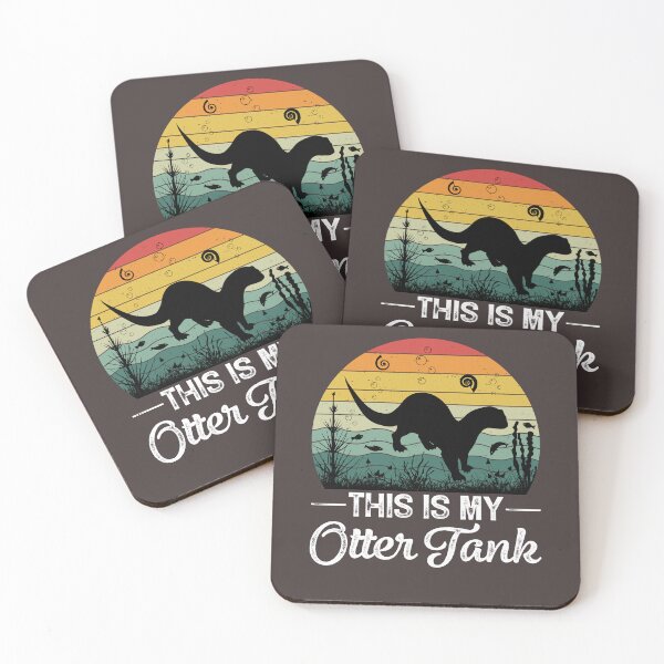Item preview, Playful Otter Tank - Embrace the Otter Spirit! designed and sold by Print Finds.