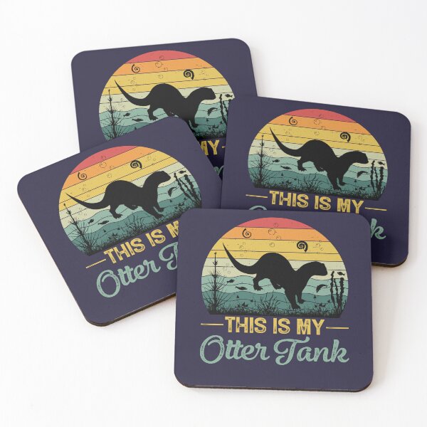 Item preview, Playful Otter Tank - Embrace the Otter Spirit! designed and sold by Print Finds.