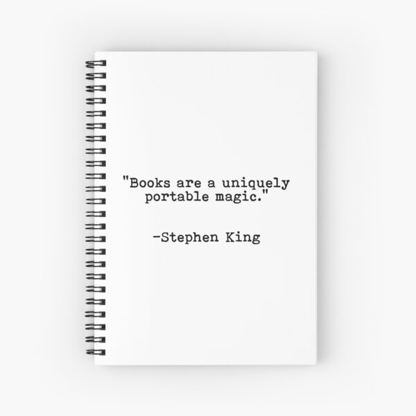Item preview, Stephen King - “Books are a uniquely portable magic.” designed and sold by Clas6.