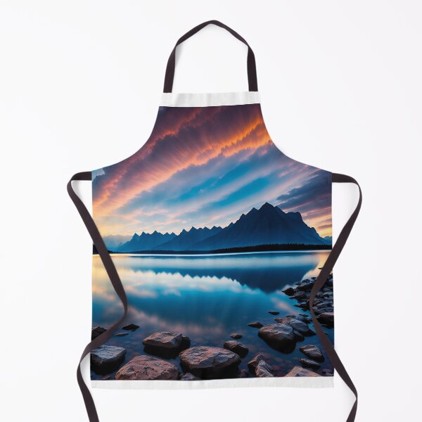 Item preview, A Majestic View of the Lake, With the Sun's Rays Dancing Across the Surface of the Water, Ai Generated Art designed and sold by AiGens.