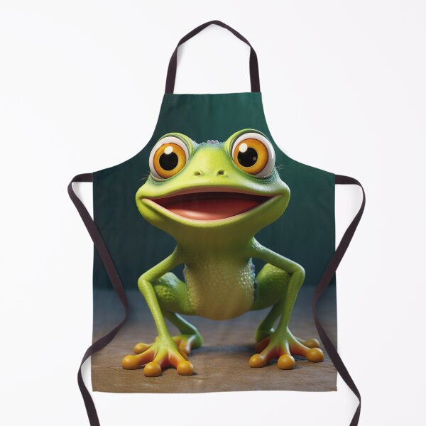 Item preview, Cute Cartoon Frog Artwork - Whimsical and Delightful Illustration for Frog Fans designed and sold by DoPrint.
