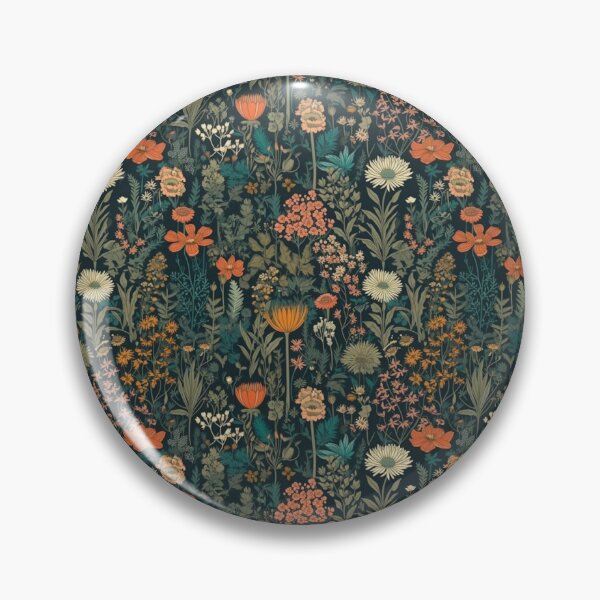 Item preview, Beautiful dark wild flowers pattern  designed and sold by florallover444.