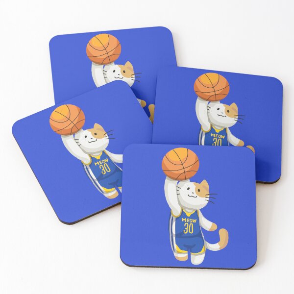 Item preview, Golden State Warriors Cat - Cute NBA Basketball Cat designed and sold by jepchan.
