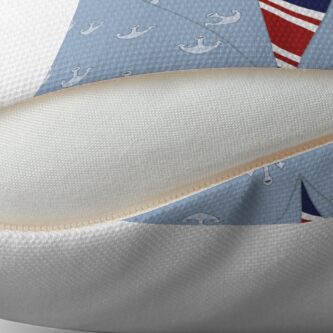 Alternate view of Mayor of Shark City Anchor Jacket Throw Pillow