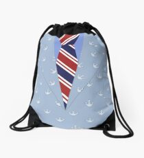 Mayor of Shark City Anchor Jacket Drawstring Bag