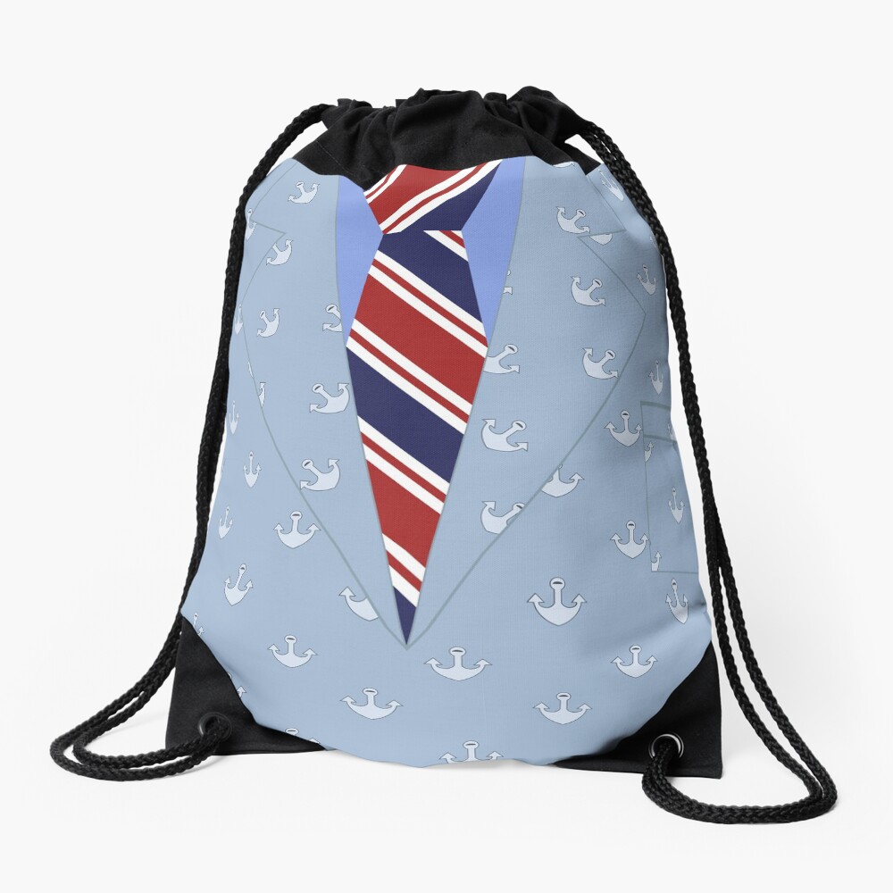 Mayor of Shark City Anchor Jacket Drawstring Bag