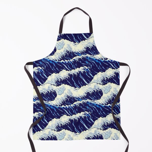 Item preview, Vintage blue wave japanese designed and sold by artbyvourneen.