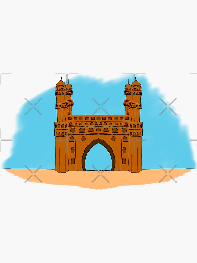 IPHIKO Charminar Sketch Black Fiber Frame - 8 x 10 Inches, 1 Piece :  Amazon.in: Home & Kitchen