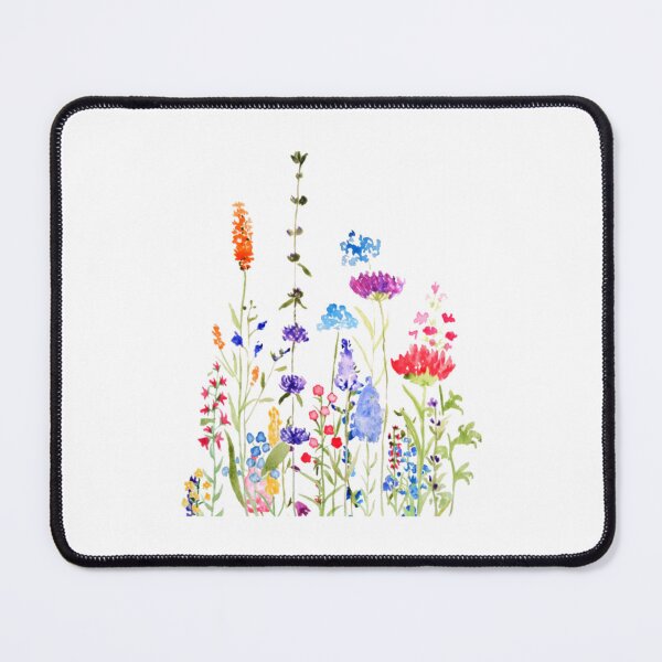 Item preview, colorful wild flowers watercolor painting designed and sold by pparkapprel277.