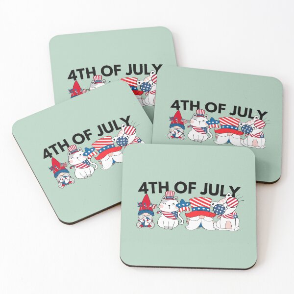 Item preview, 4th of July Cute Characters for Independence Day designed and sold by OFMdesigns.