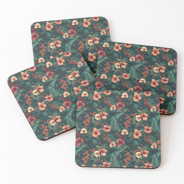 Item preview, Tropical floral pattern  designed and sold by florallover444.