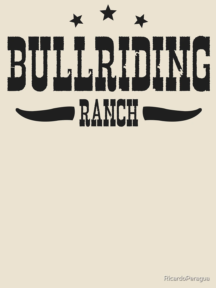 Thumbnail 4 of 4, Relaxed T-Shirt, Bull Riding Ranch designed and sold by RicardoPeragua.