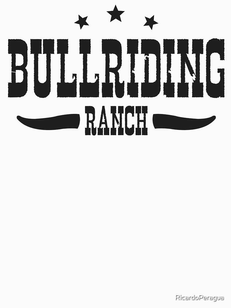 Thumbnail 7 of 7, Essential T-Shirt, Bull Riding Ranch designed and sold by RicardoPeragua.