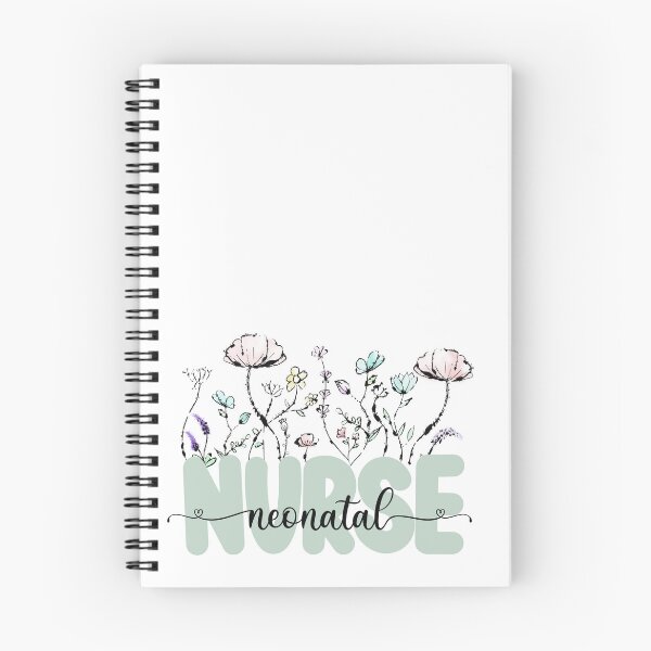 Item preview, Watercolor Botanical Wild Flowers Neonatal Nurse designed and sold by CharlieCreates.