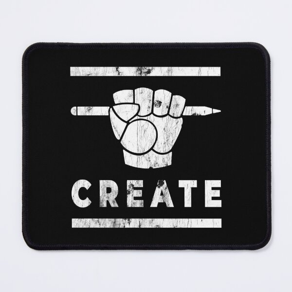 Artikelvorschau, CREATE (Stift/weiß) entworfen und verkauft von dlrdesignlab.