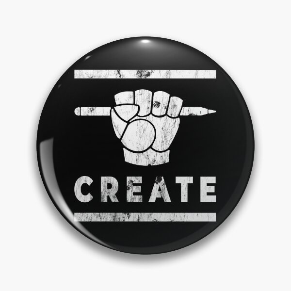 Artikelvorschau, CREATE (Stift/weiß) entworfen und verkauft von dlrdesignlab.