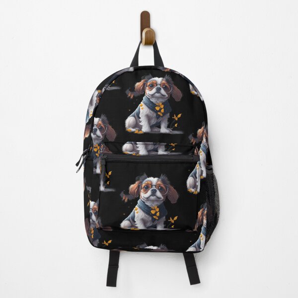 Artikelvorschau, Pawsome Style: Modischer Hund mit Brille und Schmetterlingsanhänger entworfen und verkauft von hudaG.