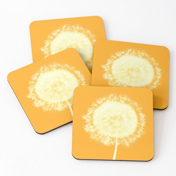 Item preview, Sunny Yellow Floral Dandelion Digital Collage Painting Cyanotpye Photograph Art Nature Print designed and sold by ARTbyABACCUS.