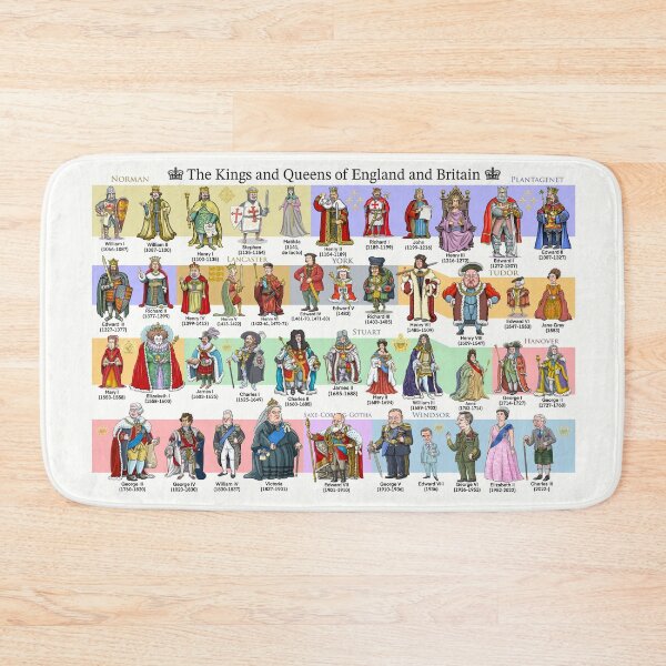 Item preview, The Kings and Queens of England and Britain designed and sold by MacKaycartoons.