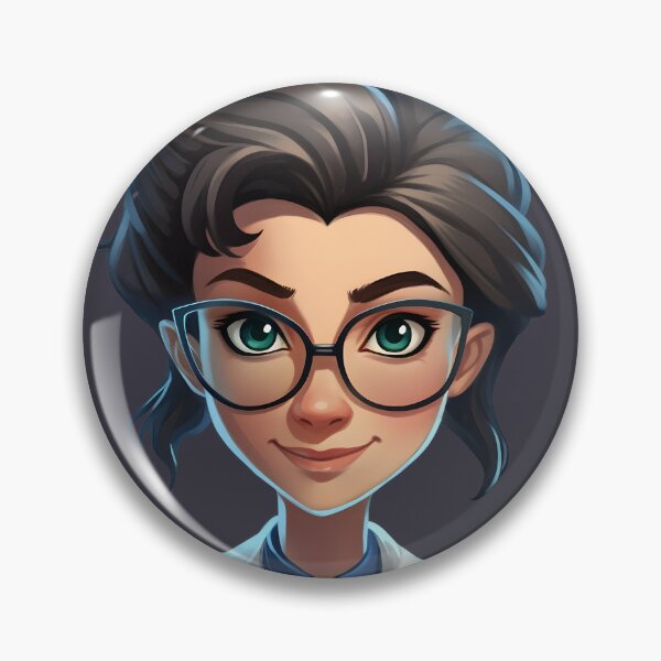 Item preview, Cartoon Style Portrait - Woman Doctor/Scientist/Lab Worker designed and sold by Radibor78.
