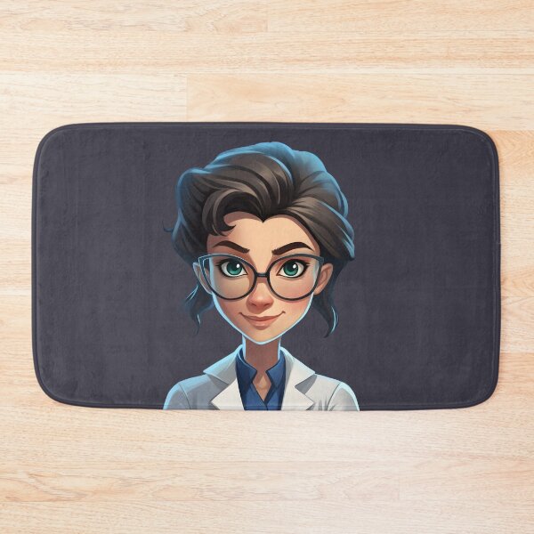 Item preview, Cartoon Style Portrait - Woman Doctor/Scientist/Lab Worker designed and sold by Radibor78.