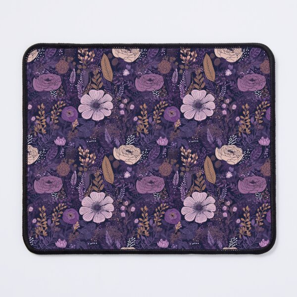 Item preview, Purple floral pattern  designed and sold by florallover444.