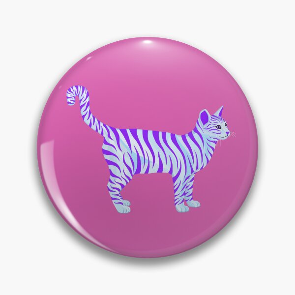 Item preview, Purple Striped Tabby Cat designed and sold by Deborah Camp.
