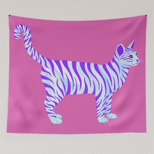 Item preview, Purple Striped Tabby Cat designed and sold by Deborah Camp.