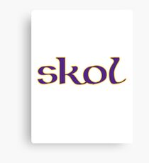 Celtic Inspired Skol Vikings Canvas Print