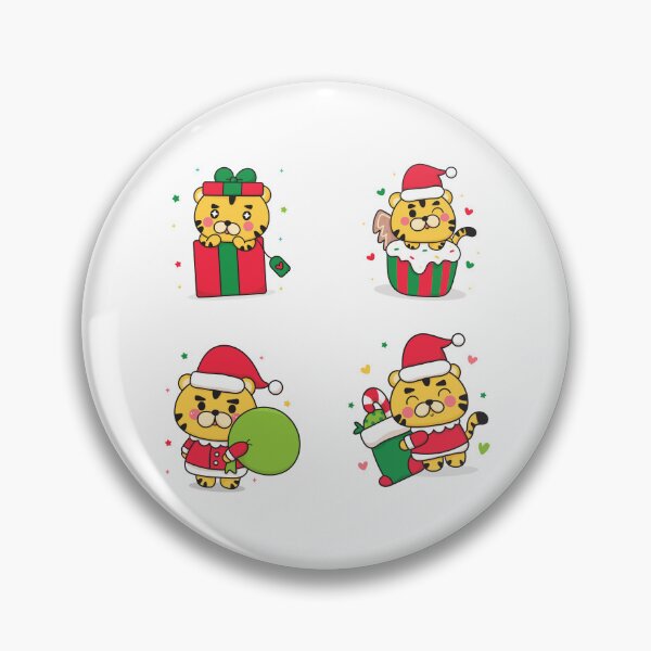Item preview, Christmas Cute Baby Tiger (Set of 4) designed and sold by OFMdesigns.