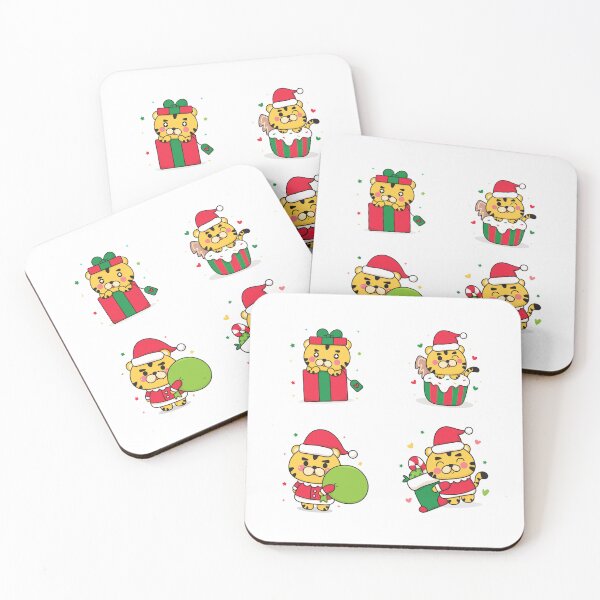 Item preview, Christmas Cute Baby Tiger (Set of 4) designed and sold by OFMdesigns.