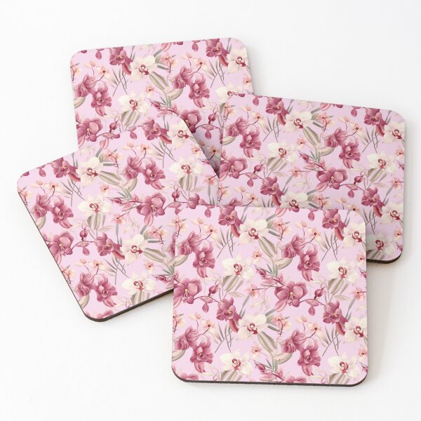 Item preview, Orchid floral pattern  designed and sold by florallover444.