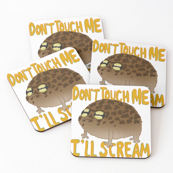 Item preview, Don’t Touch Me I’ll Scream Frog designed and sold by ReisssPieces.