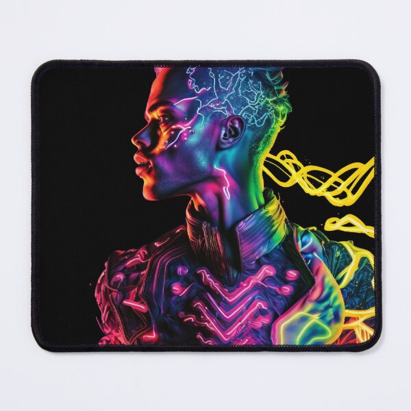 Item preview, Neon-infused portrait of a dancer designed and sold by iDezine GD.
