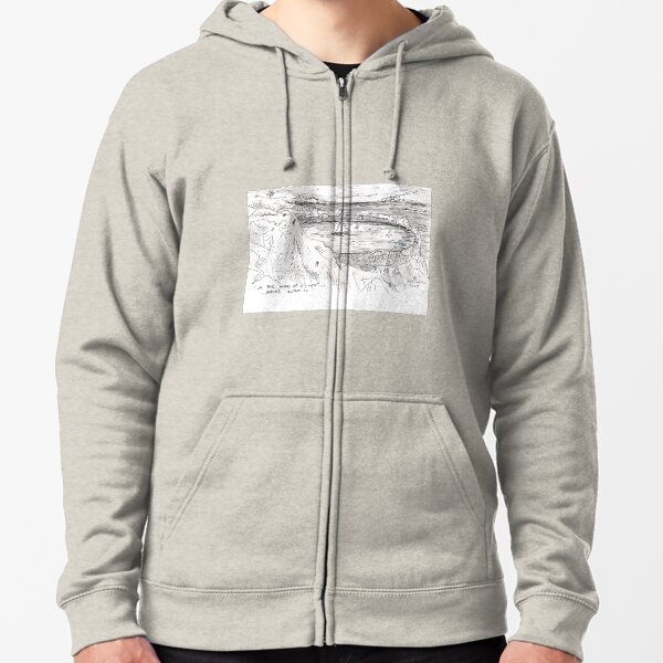 IN THE WORLD OF ITS OWN...MAYNE ISLAND BC(C2007) Zipped Hoodie
