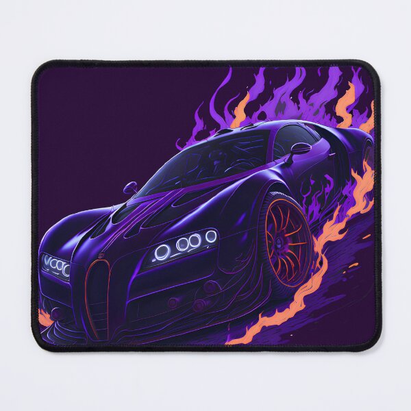 Item preview, Purple Flaming Ferrari Sport Car designed and sold by hassanjnoub.