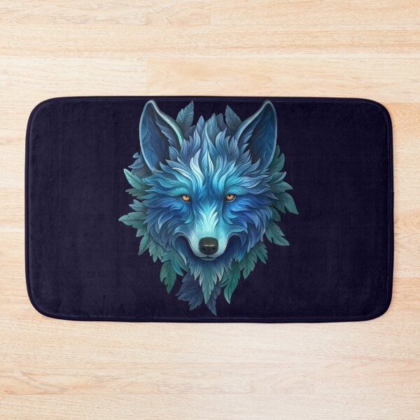 Item preview, Aquamarine Wolf designed and sold by Tabble-Dabble.