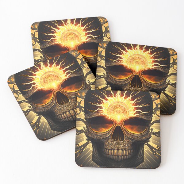 Item preview, Enlightened Skull: Illuminating wisdom through the shadows designed and sold by UnderTheFace.