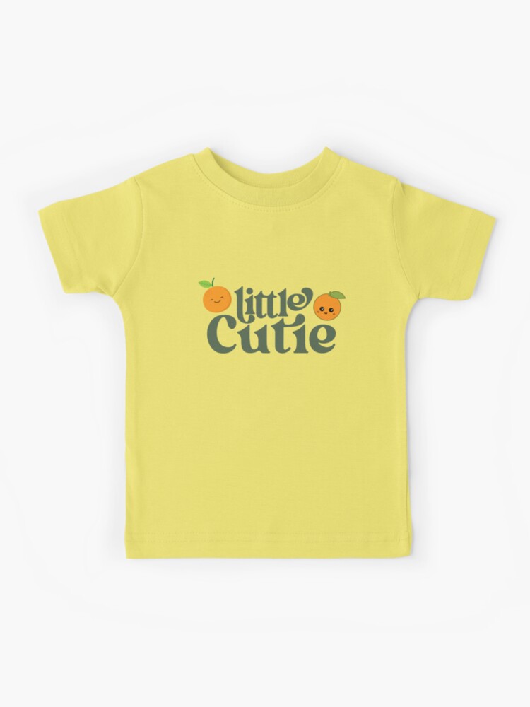 Camiseta para niños Little Cutie, color naranja para baby shower, niña,  Blanco, Kids 2