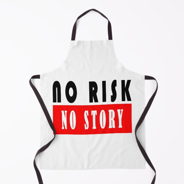 Item preview, NO RISK NO STORY BLACK and RED designed and sold by PsychoLifestyle.