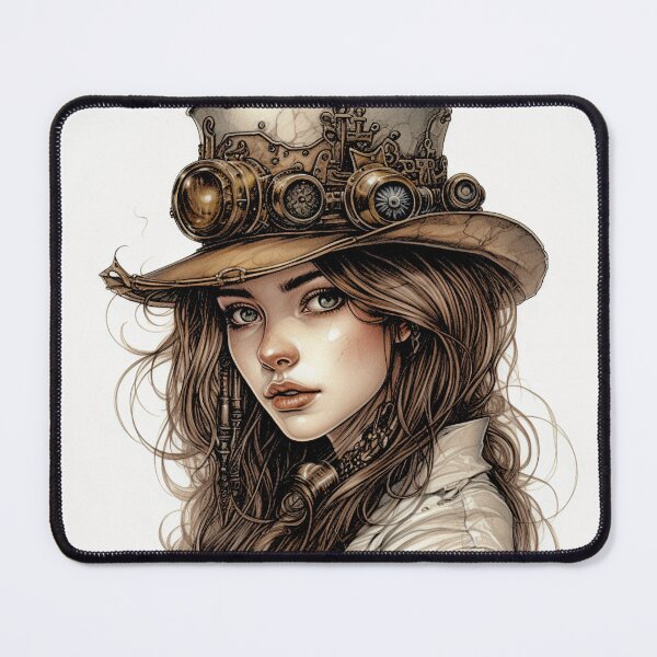 Item preview, Girl Steampunk Portrait . designed and sold by IrinaMinevich.