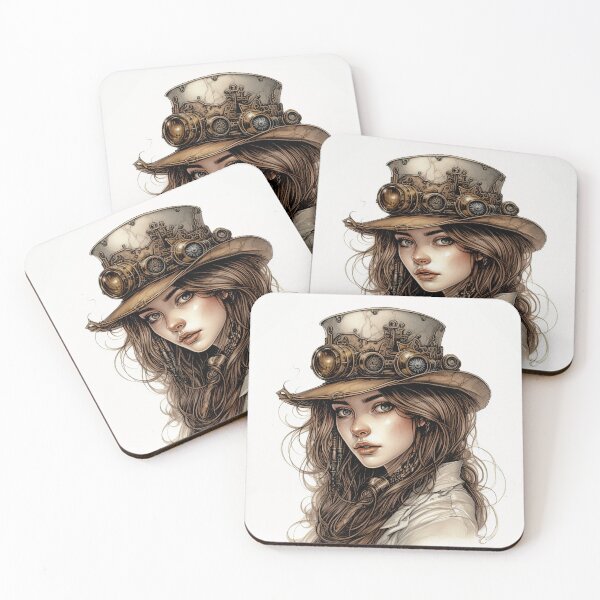 Item preview, Girl Steampunk Portrait . designed and sold by IrinaMinevich.