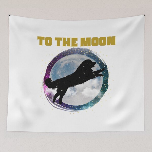 Item preview, To The Moon Dog in Space designed and sold by Bitchien.