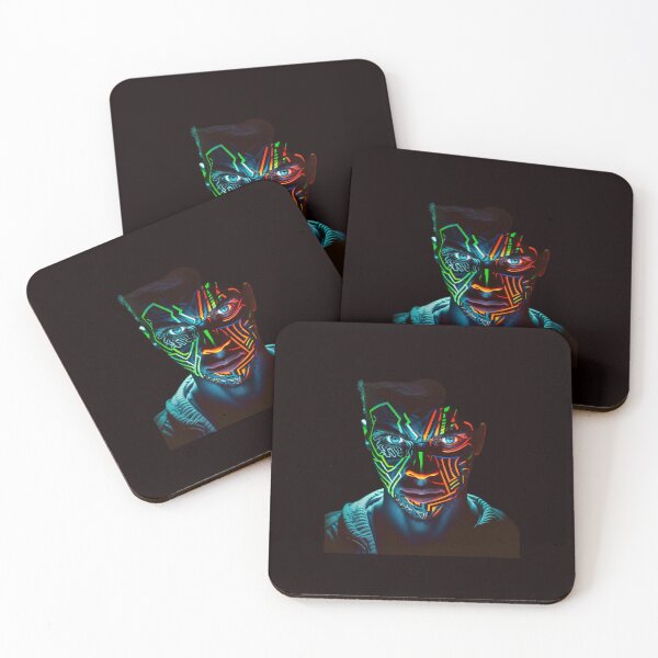 Item preview, Neon-infused portrait of a person designed and sold by iDezine GD.