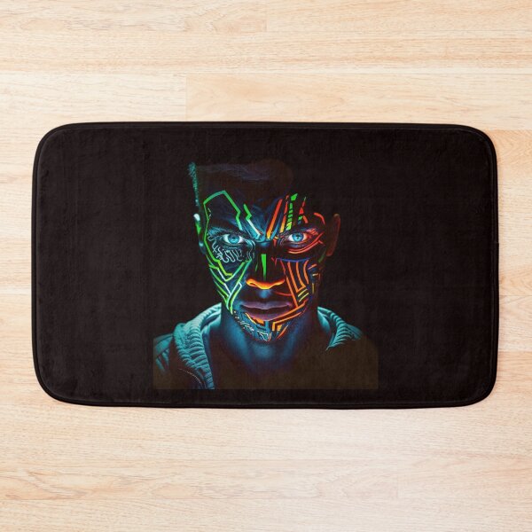 Item preview, Neon-infused portrait of a person designed and sold by iDezine GD.