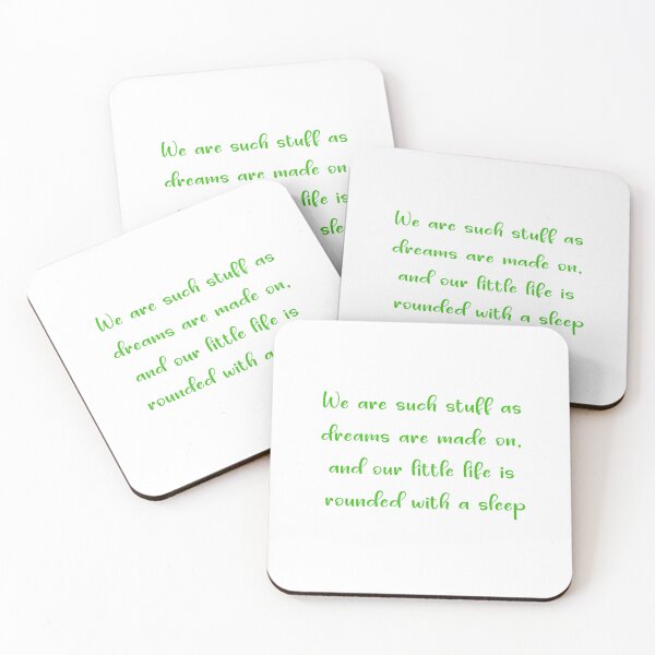 Item preview, Prospero's Dream - Shakespeare Quote Design designed and sold by wordartistry.