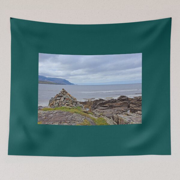 Item preview, Tramore beach rocky coastline donegal ireland designed and sold by eddiebarronshop.